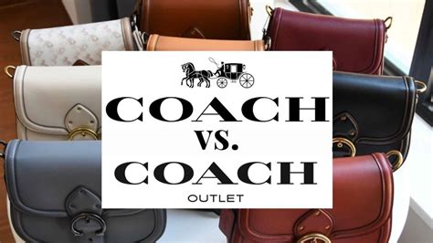 coach website vs coach outlet.